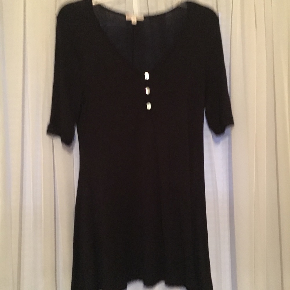 Zana outfitters black cotton tunic size M
